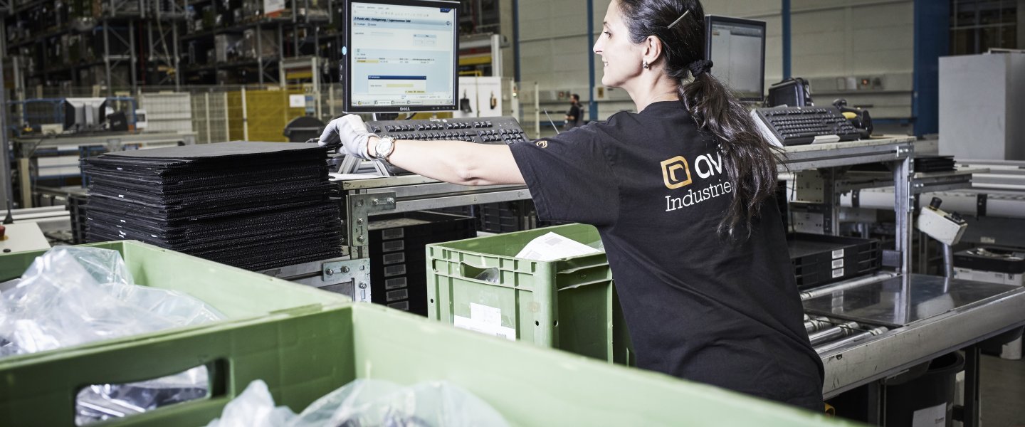 Produktscan am Fließband